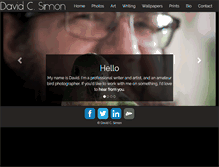 Tablet Screenshot of davidcsimon.com